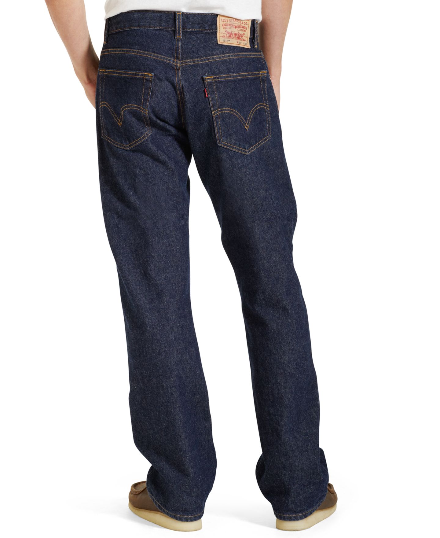 Мужские джинсы Levi's ® 517™ Authentic Bootcut, цвет: Rinse — фото 4