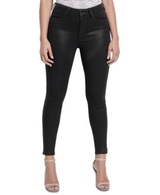 guess coated skinny jeans