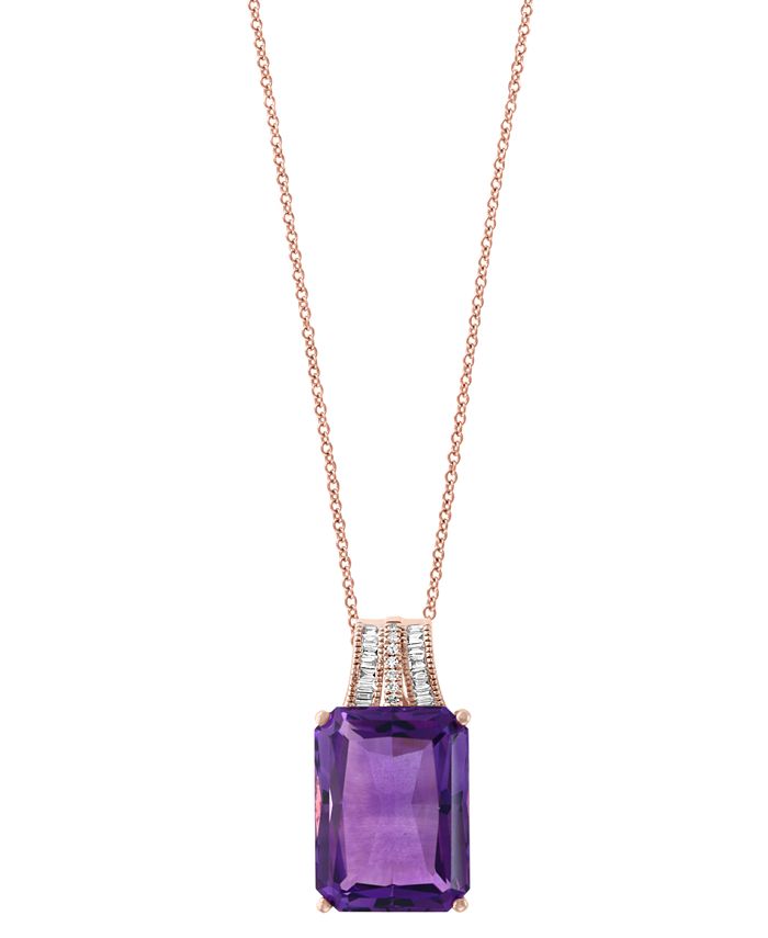 Effy amethyst shop necklace