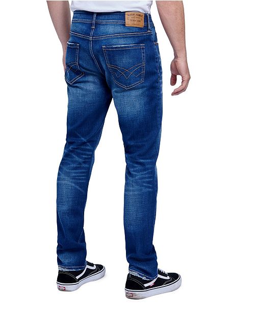 Seven7 Jeans Men's Tapered Athletic Slim Fit Cut 5 Pocket Jean ...