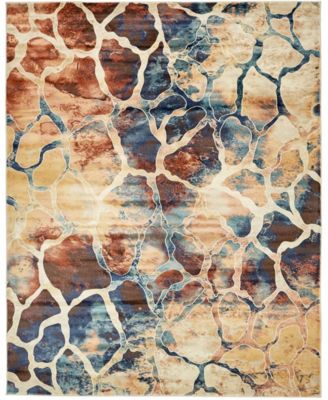 BAYSHORE HOME MARBLESEA MRB2 AREA RUG COLLECTION