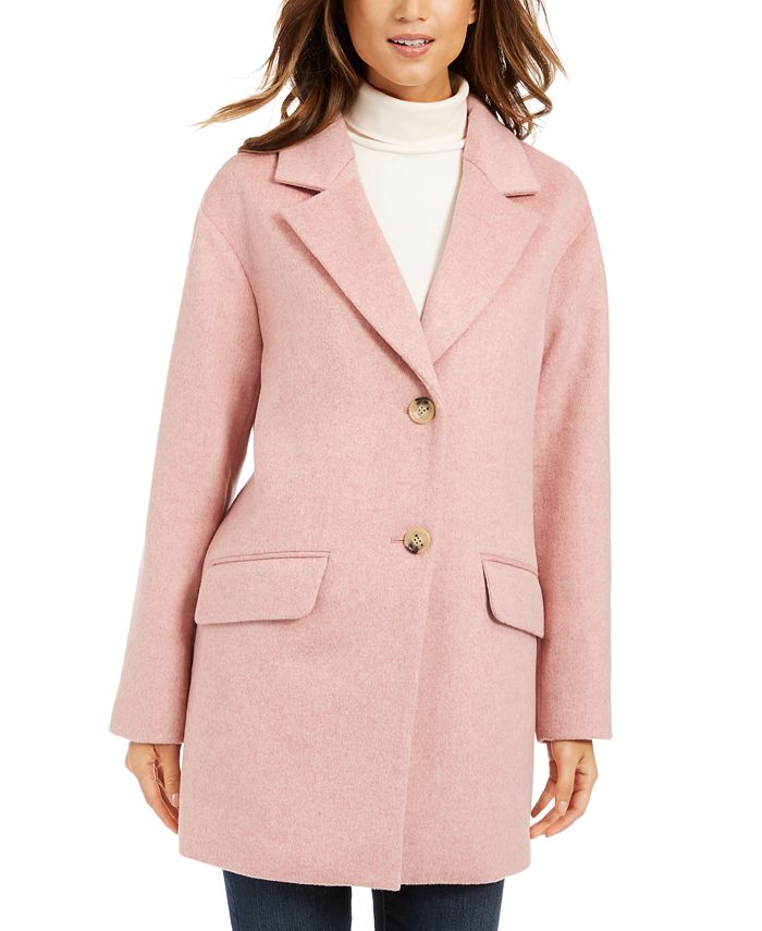 Charter Club Notched-Collar Coat, Created For Macy's - Macy's