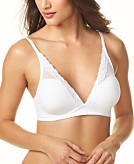 Warner's Lace Escape Wirefree Contour Bra with Lace Trim RO3361A