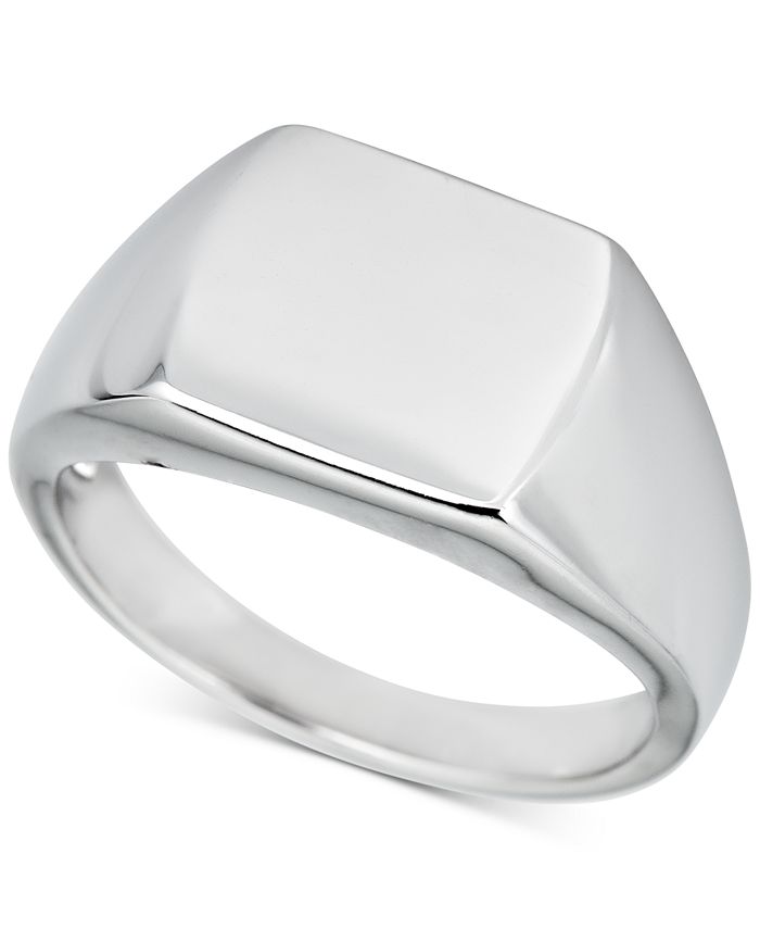 Macy's signet store ring