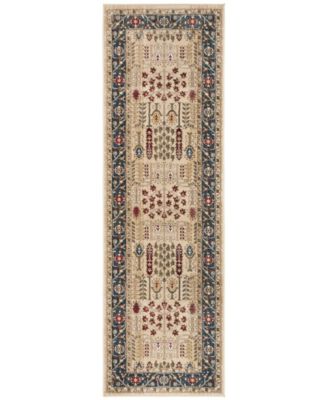 Lauren Ralph Lauren  Margaux LRL1297D Beige and Navy Area Rug Collection