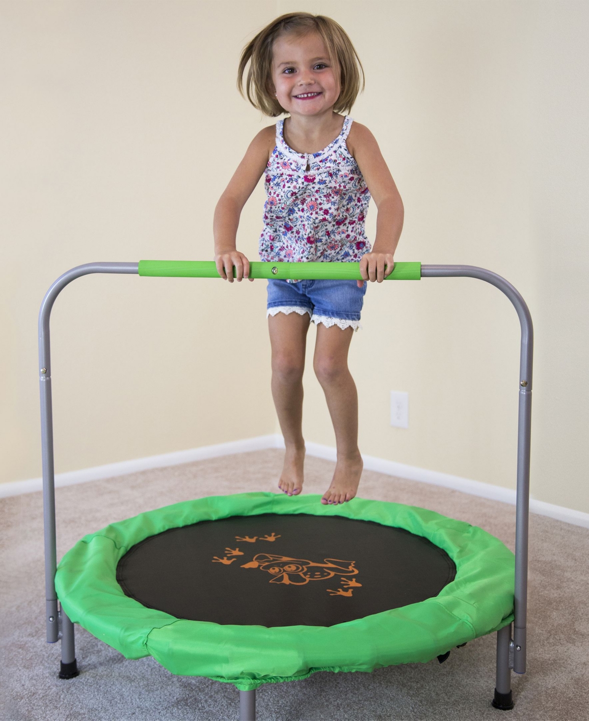 Skywalker Trampolines 36" Round Hopper Trampoline Mini Bouncer In Green