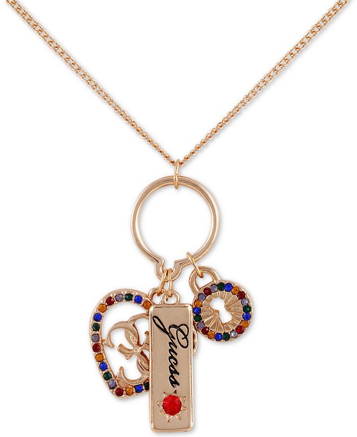 Guess charm necklace hot sale