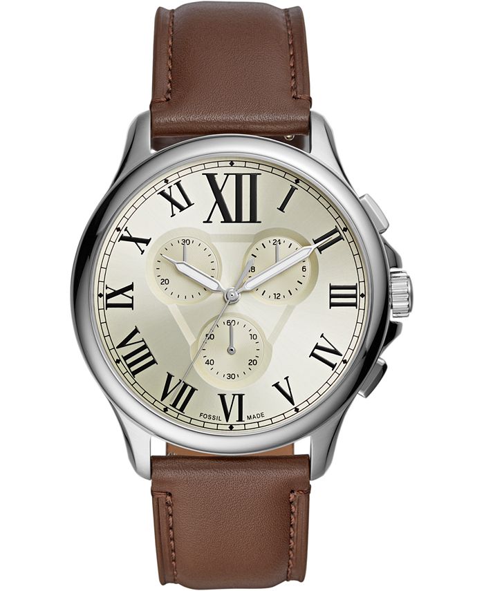Monty chronograph black leather outlet watch