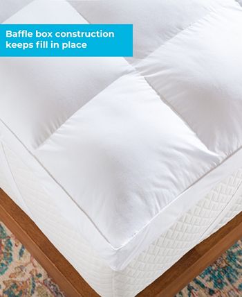 Linenspa - &nbsp;Signature Collection 3" Down Alternative Fiber Bed Mattress Topper, Full