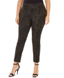 Plus Size Leopard-Print Leggings