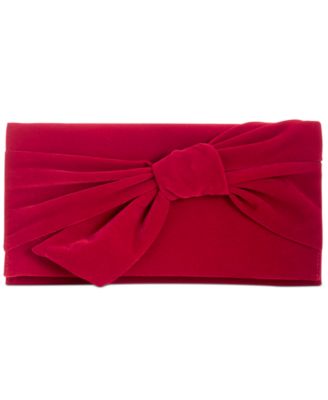 INC International Concepts - Bowah Hands Through Velvet Clutch
