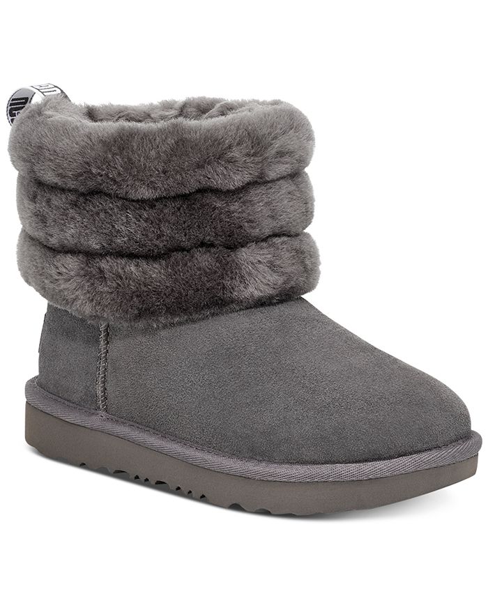 UGG® Little & Big Girls Fluff Mini Quilted Boots - Macy's