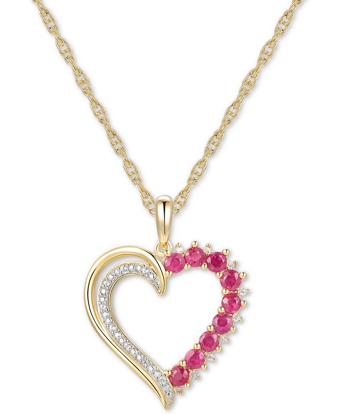 Ruby discount necklace macys