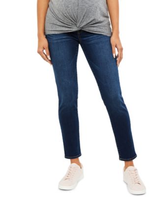 indigo blue maternity jeans macys