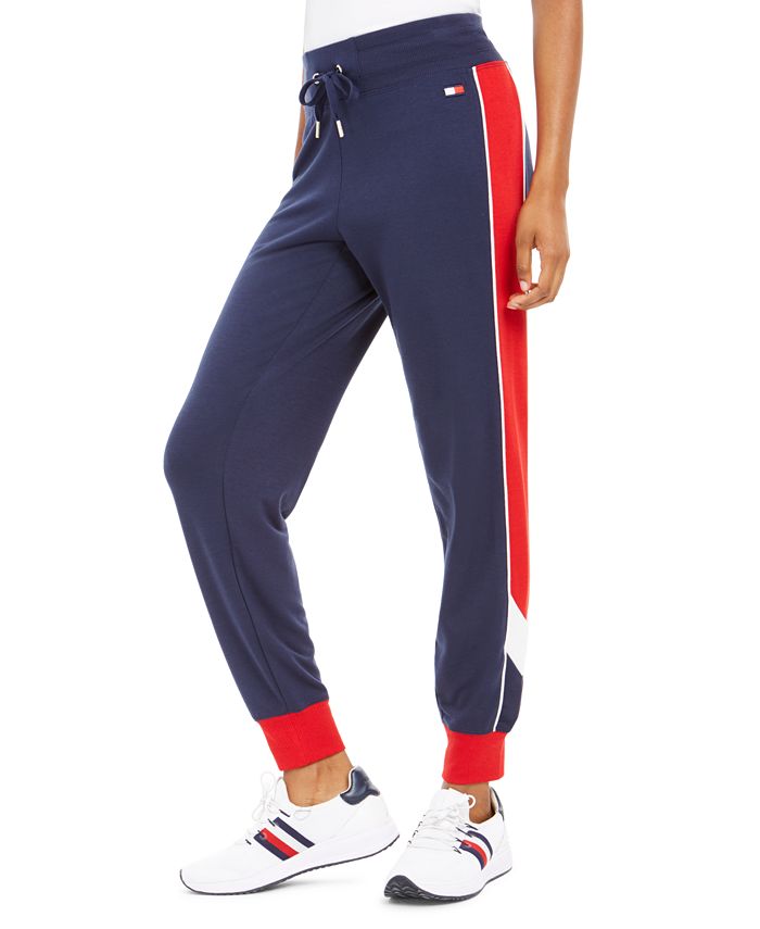 Tommy Hilfiger Tapered Colorblocked Sweatpants & Reviews - Pants ...