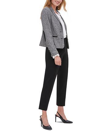 Tommy hilfiger deals marled sweatshirt blazer