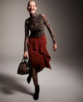 Jet-Tone Thick Small Hoop Earrings 3/4"