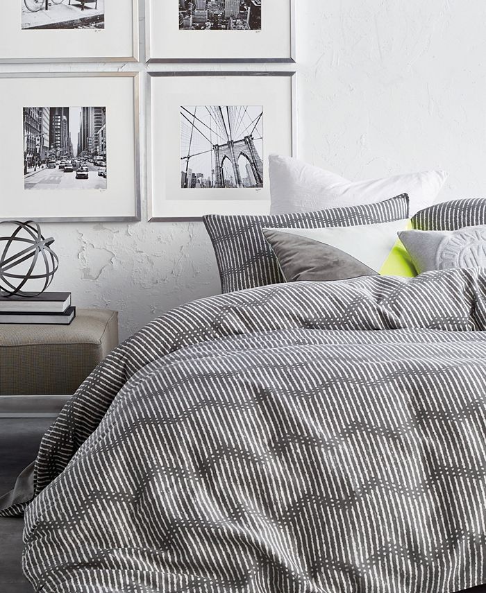 DKNY Dot Chevron King Comforter Set Macy's