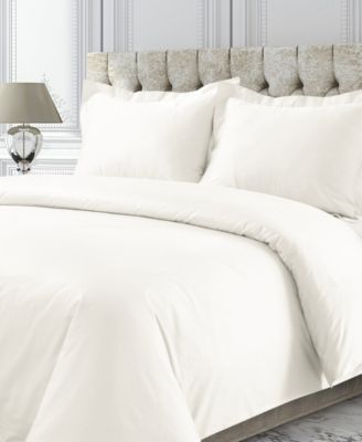 750 Thread Count Sateen Oversized Solid Duvet Cover Set, Queen