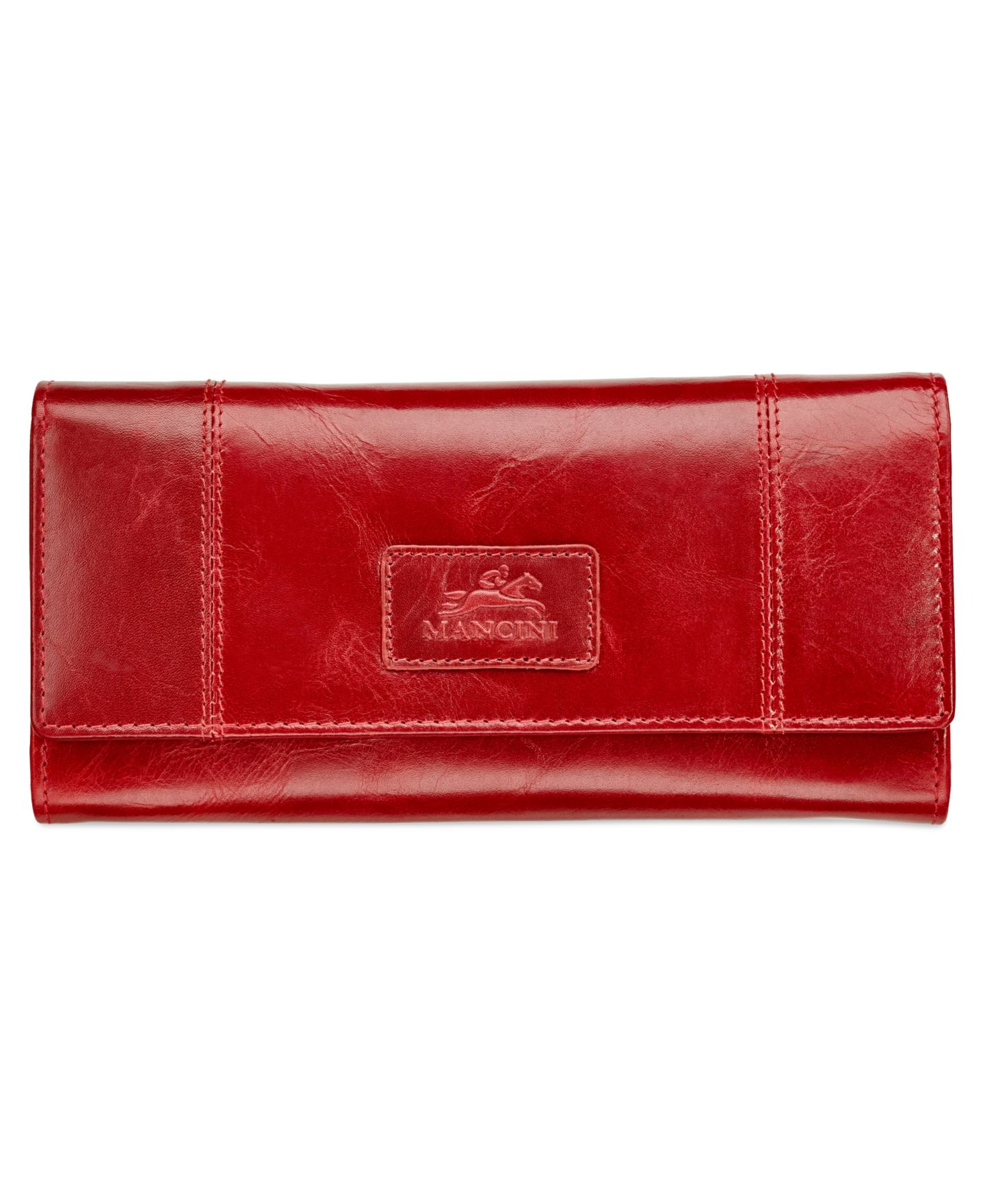 Женский кошелёк Mancini Casablanca Collection RFID Secure Ladies Trifold Wing Wallet, цвет: Чёрный — фото 15