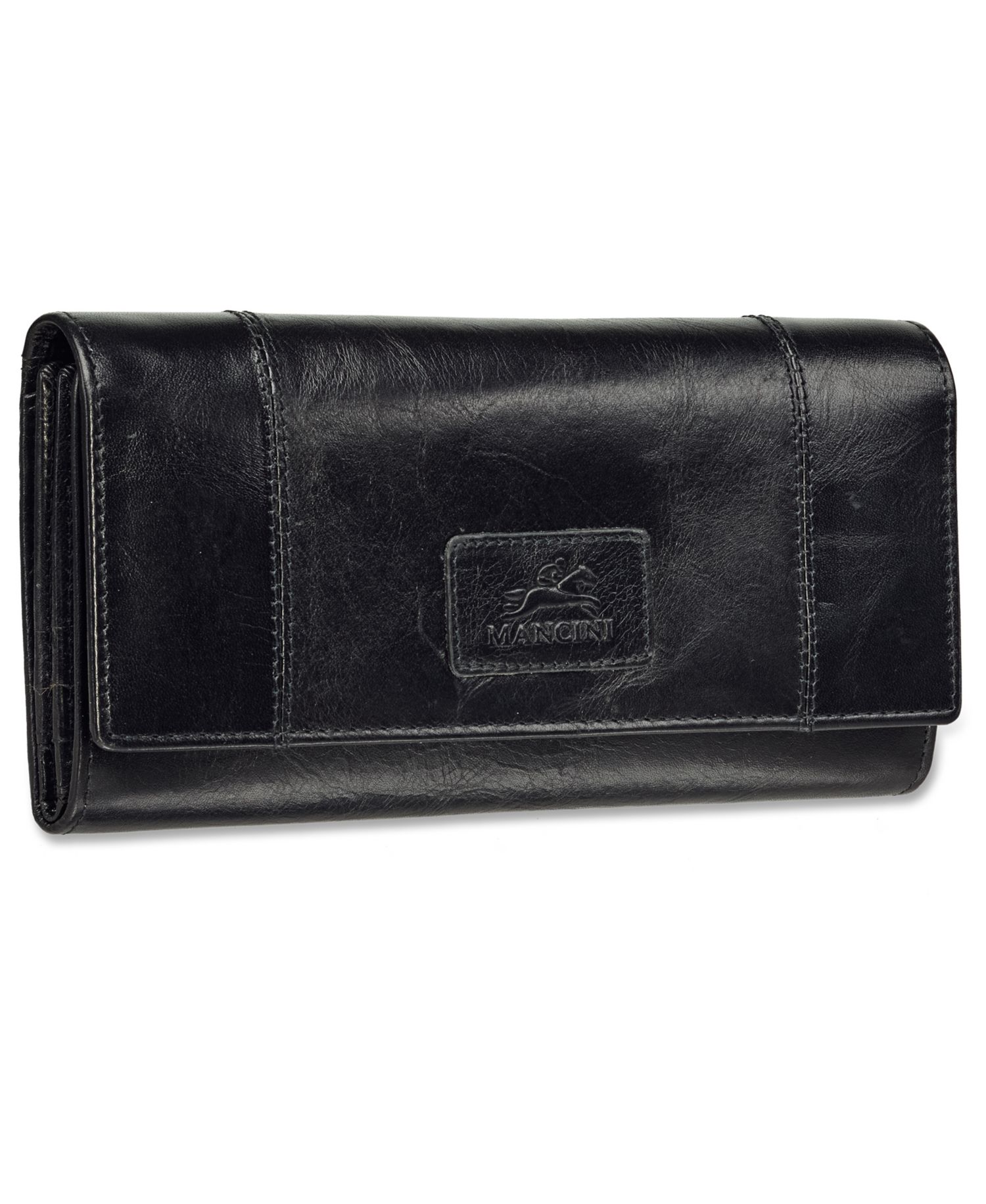 Casablanca Collection RFID Secure Ladies Trifold Wing Wallet