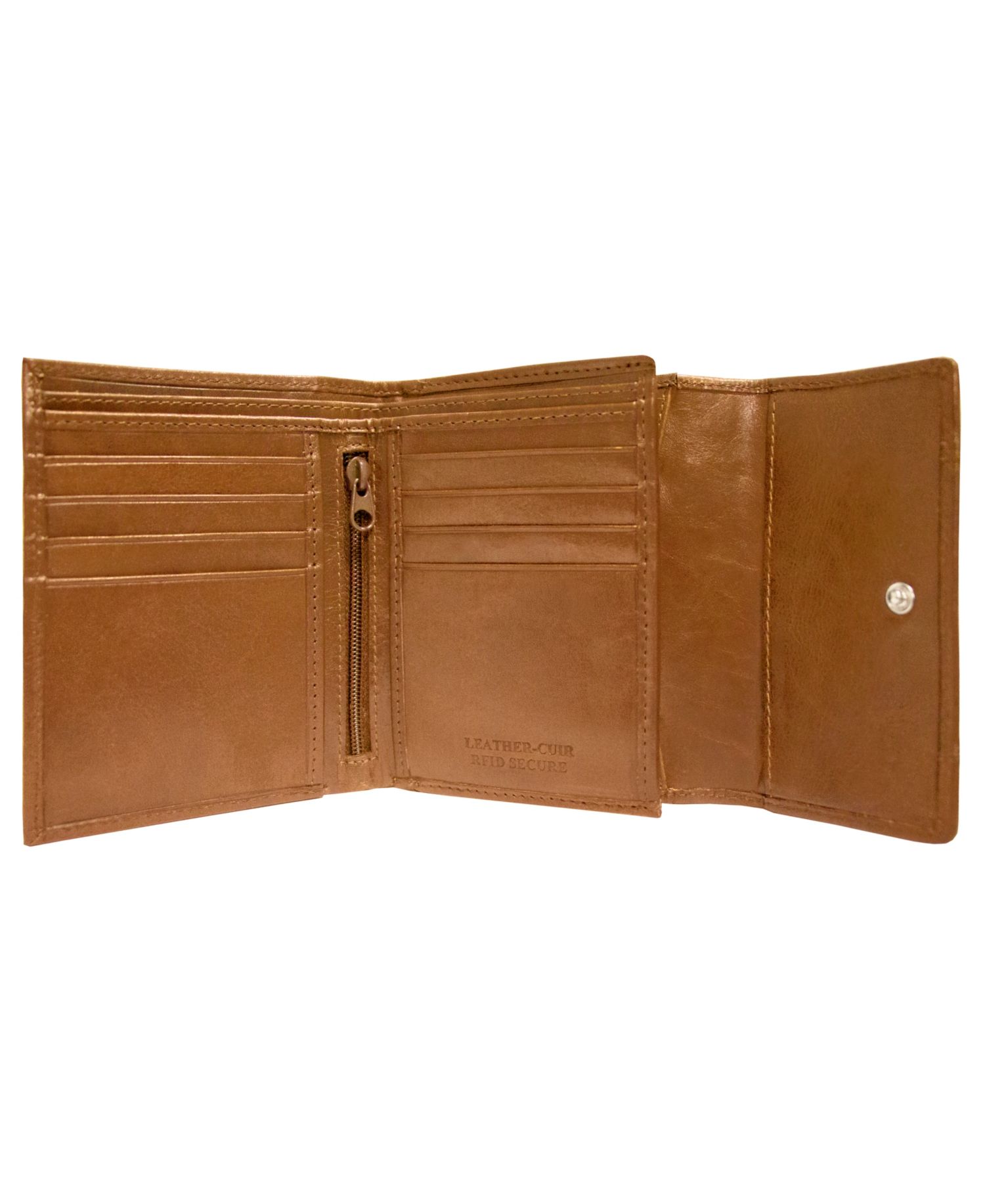 Casablanca Collection RFID Secure Ladies Small Clutch Wallet