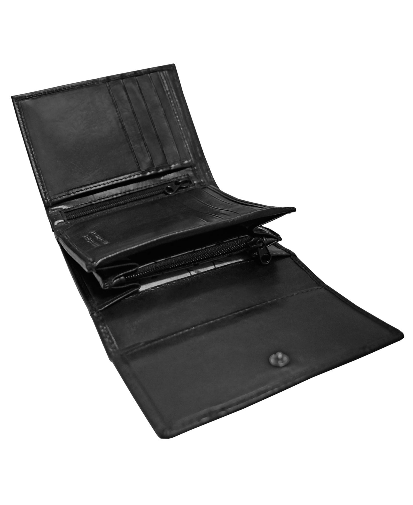 Женский кошелёк Mancini Casablanca Collection RFID Secure Ladies Small Clutch Wallet, цвет: Чёрный — фото 3