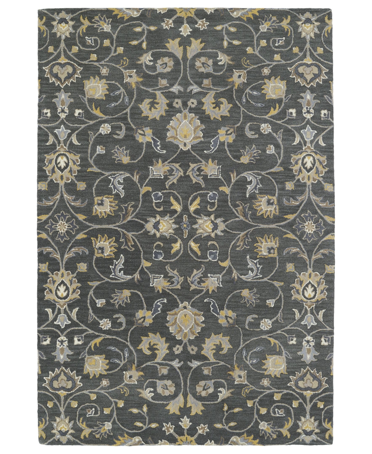 Kaleen Middleton MID05-68 Graphite 8' x 10' Area Rug - Graphite