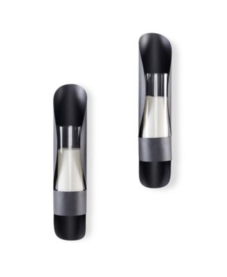 Wall Mount Hugging Metal Candle Sconces Set of 2