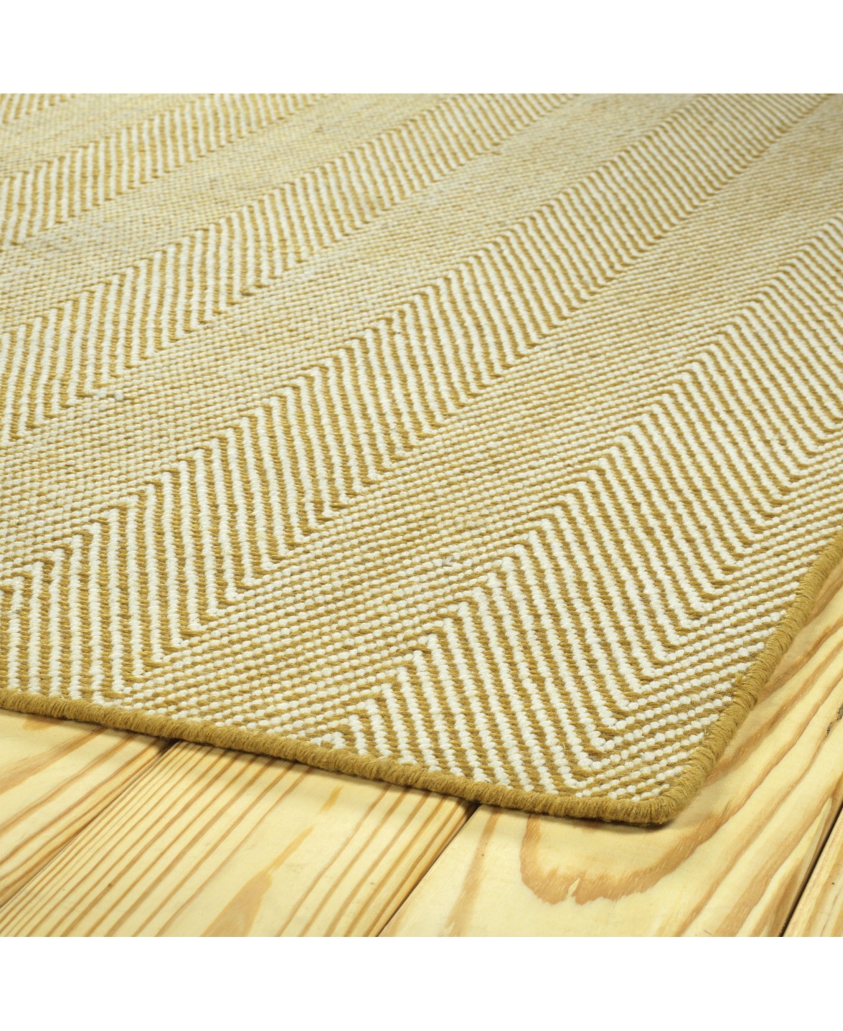 Kaleen Ziggy ZIG01-05Outdoor Area Rug - Gold