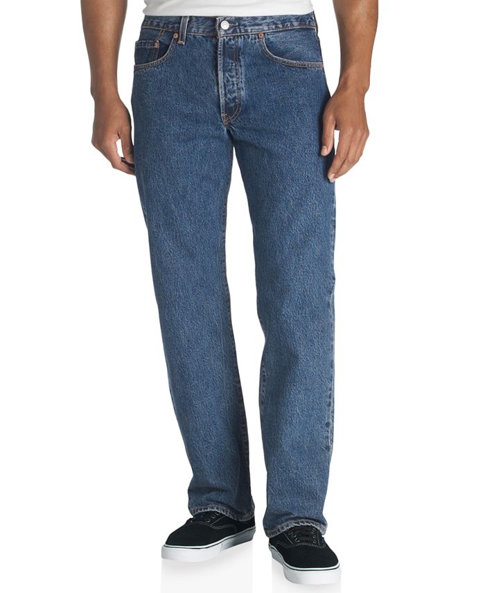 neutrale Betrokken jeans Levi's Men's 501® Original Fit Button Fly Non-Stretch Jeans & Reviews -  Jeans - Men - Macy's