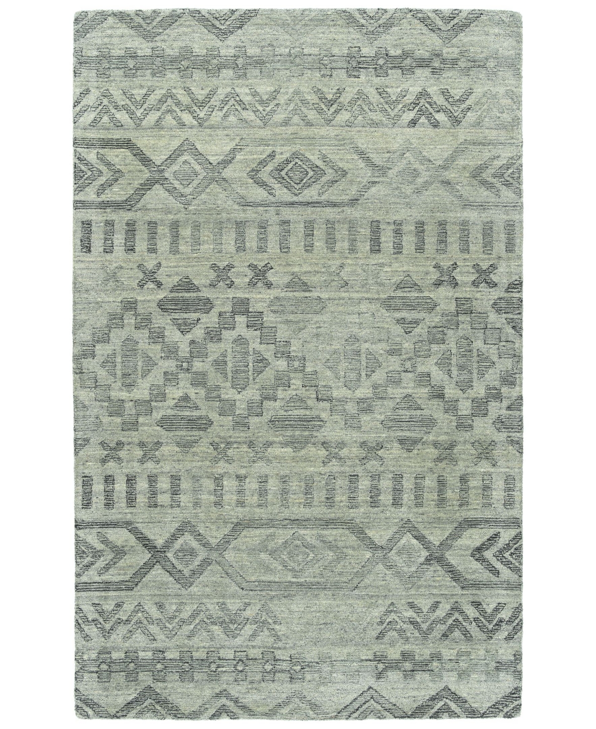 Kaleen Palladian PDN04-77 Silver 8' x 10' Area Rug - Silver