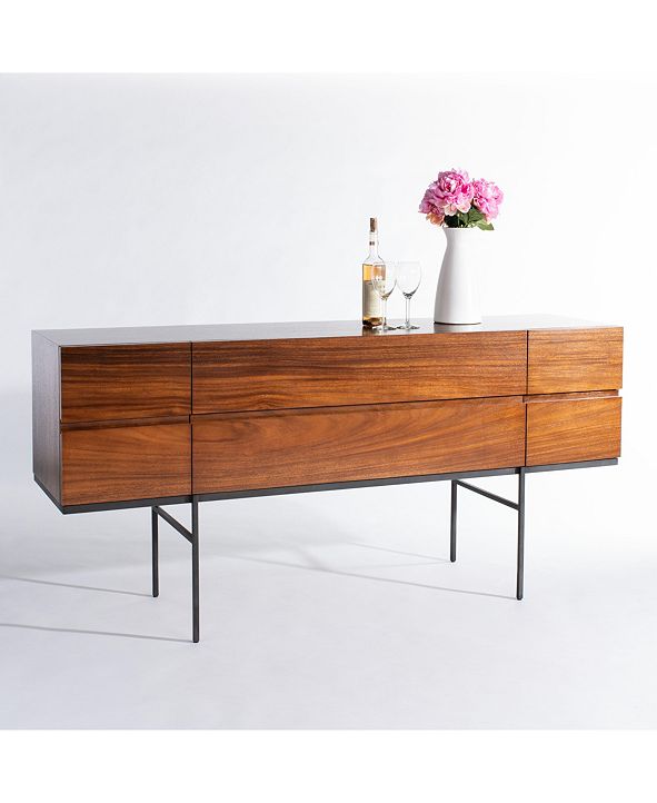 Safavieh Jordan Wood Buffet & Reviews Furniture Macy's