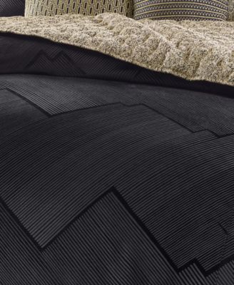 Hotel Collection CLOSEOUT! Linear Chevron Standard Sham, Created for Macy's