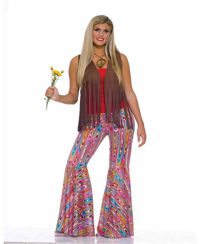 BuySeasons BuySeason Women's Wild Swirl Bell Bottom Pants Costume - Macy's