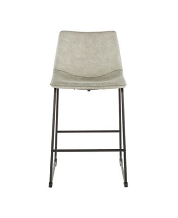 Lumisource - Duke Counter Stool, Quick Ship (Set of 2)
