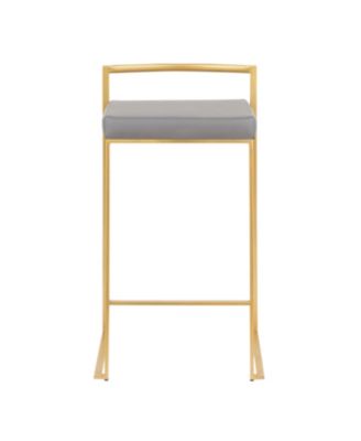 Fuji Gold Counter Stool, Set of 2