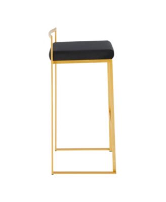 Fuji Gold Bar Stool, Set of 2