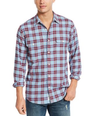 Lucky Brand - Men's Saturday Stretch Regular-Fit Plaid Shirt