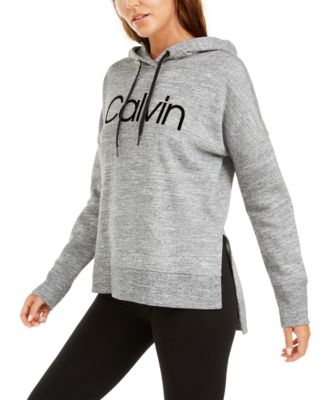 calvin klein hoodie grey womens
