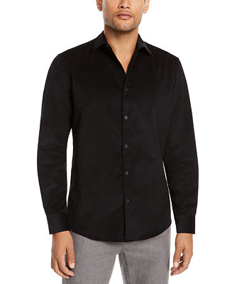Alfani Men's Classic-Fit Corduroy Shirt, Created for Macy's - Macy's