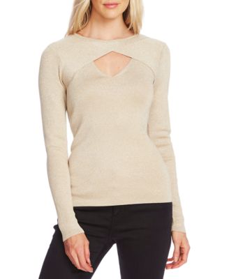 vince camuto cut out sweater