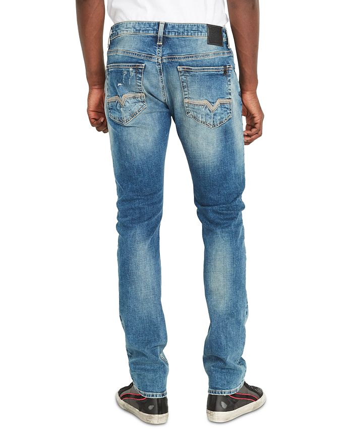 Buffalo David Bitton Men's Ash Slim Fit Denim Jeans - Black, 44x34, Stretch Cotton - View #5
