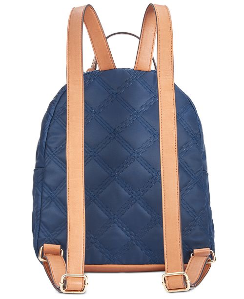 Tommy Hilfiger Julia Quilted Nylon Dome Backpack, Created for Macy's & Reviews Handbags