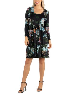 macy's full length dresses