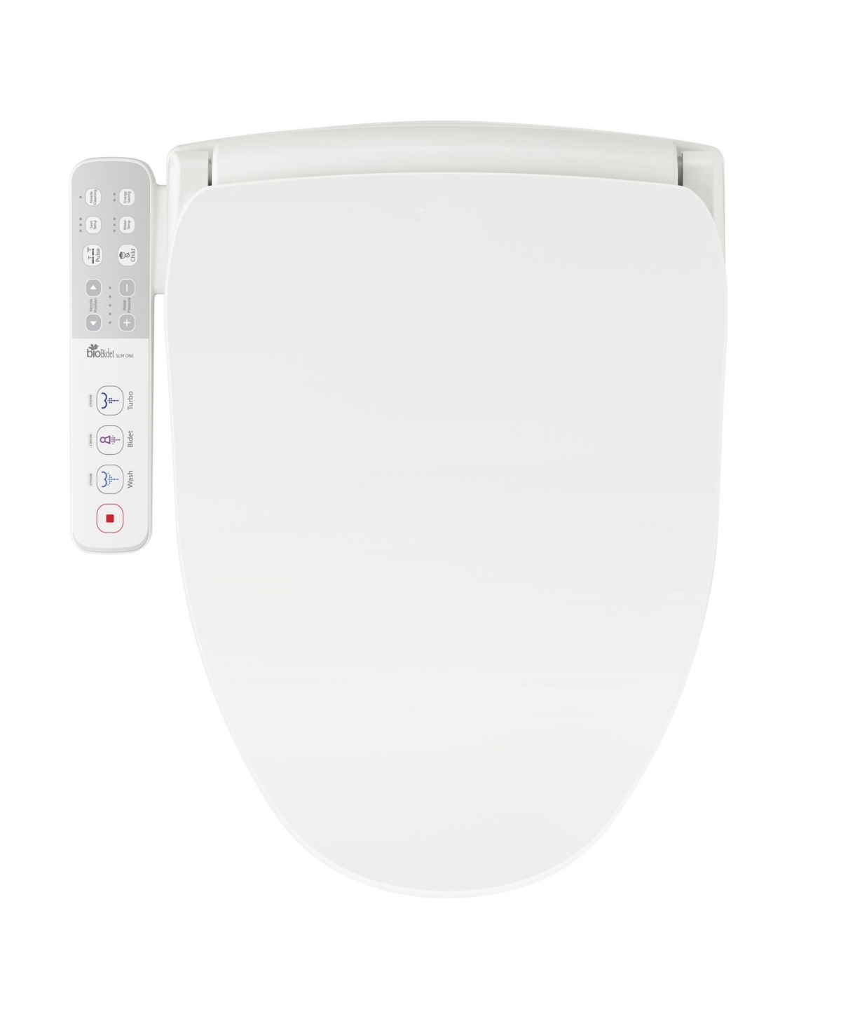 BioBidet Slim One Electric Smart Bidet Seat for Elongated Toilet - White