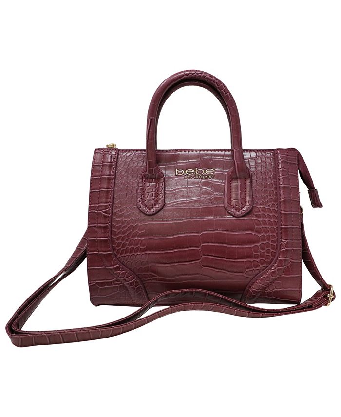 bebe Trina Mini Croco Satchel & Reviews - Handbags & Accessories - Macy's