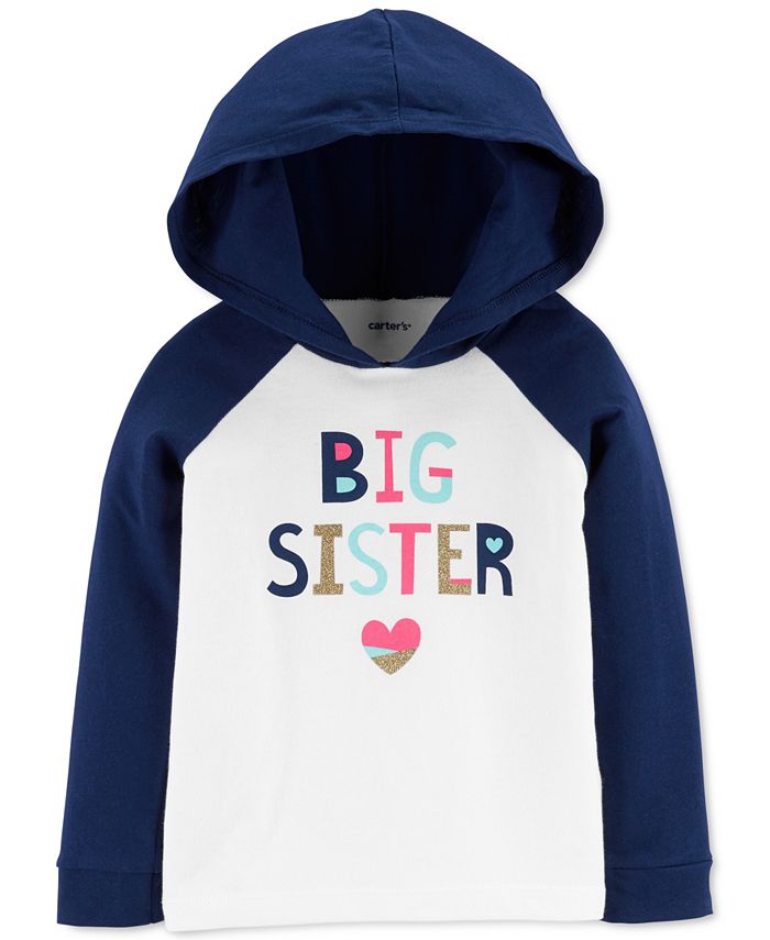 Carter s Toddler Girls Big Sister Hooded T Shirt Macy s