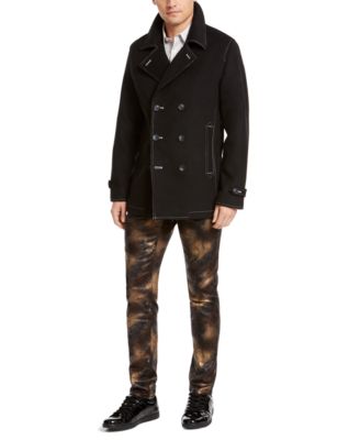 macys mens peacoat