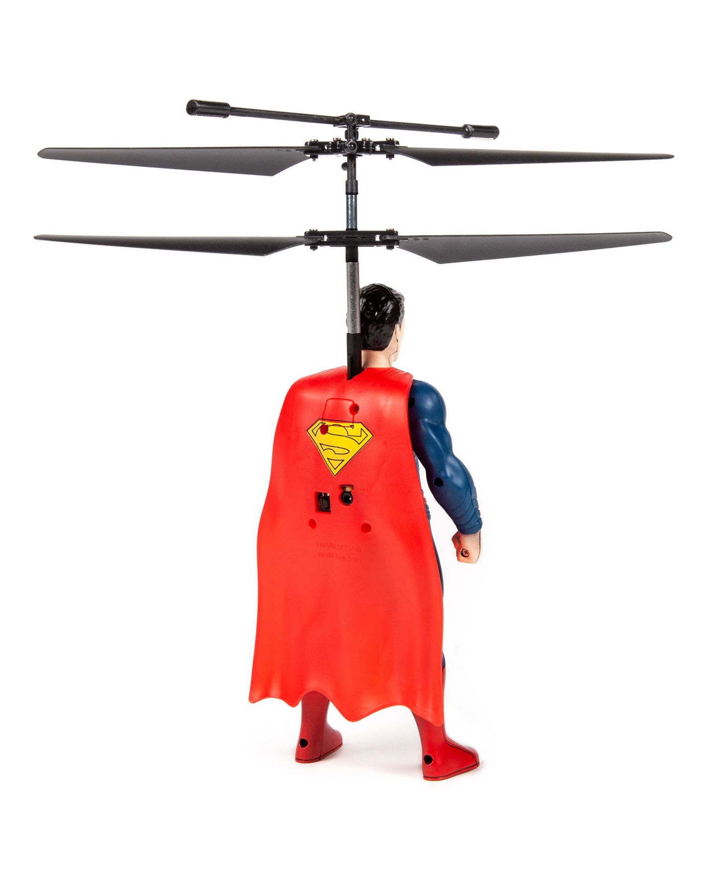 Детская игрушка DC Comics Superman 2-Channel Infrared Twin Rotor Flying RC Helicopter — фото 3